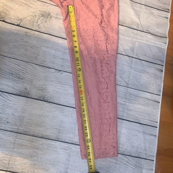 J. CREW Blush Pink Lace Ankle Pants - Picture 10 of 11